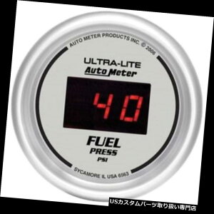 US^R[^[ I[g[^[6563EgCgfW^fW^R͌v Auto Meter 6563 Ultra-Lite Digital Digital Fuel Pressure Gauge