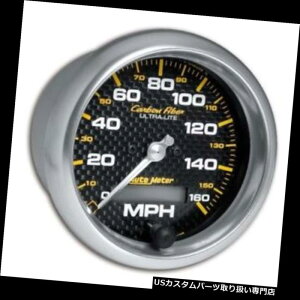US^R[^[ v4789N̒Yf@ۂ̋c̑xṽQ[WA3-3 / 8C` Auto Meter 4789 Carbon Fiber Air-Core Speedometer Gauge, 3-3/8 Inch