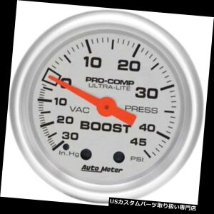 US^R[^[ I[g[^[4308EgCgJjJu[Xg/^vA2-1 / 16C` Auto Meter 4308 Ultra-Lite Mechanical Boost/Vacuum Gauge, 2-1/16 Inch