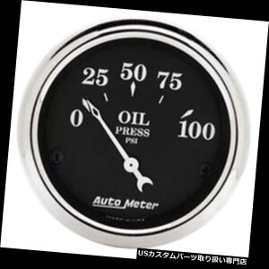 US^R[^[ I[g[^[1727I[h^CubNcQ[W Auto Meter 1727 Old Tyme Black Air-Core Oil Pressure Gauge