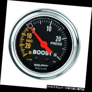 US^R[^[ [g2403̏]̃N@Bu[Xg/^v Auto Meter 2403 Traditional Chrome Mechanical Boost/Vacuum Gauge