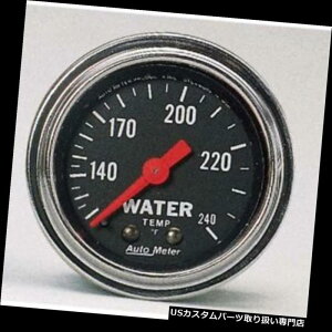US^R[^[ [g2432̏]̃N@B̃Q[W Auto Meter 2432 Traditional Chrome Mechanical Water Temperature Gauge