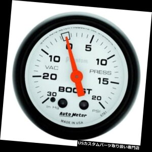 US^R[^[ I[g[^[t@g52mm 30C`HG.-Vac / 20PSIJjJoL[/u[XgQ[W Auto Meter Phantom 52mm 30in HG.-Vac/20PSI Mechanical Vacuum/Boost Gauge