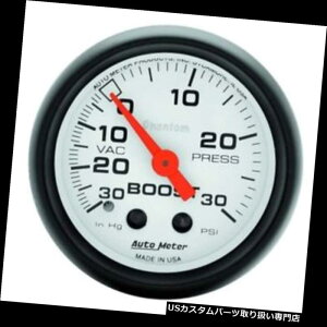 US^R[^[ v5703̌e̋@Bu[Xg/^vA2-1 / 16C` Auto Meter 5703 Phantom Mechanical Boost/Vacuum Gauge, 2-1/16 Inch