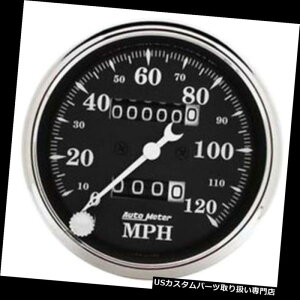 US^R[^[ v1796ŇÂTyme̍̋@BxvA3-1 / 8C` Auto Meter 1796 Old Tyme Black Mechanical Speedometer, 3-1/8 Inch