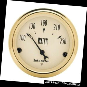 USタコメーター オートメーター1538 2-1 / 16 "水温計空芯ゴールデンオールディーズ Auto Meter 1538 2-1/16" Water Temperature Gauge Air-Core Golden Oldies