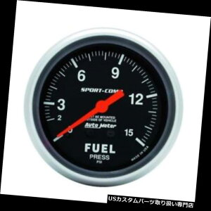 US^R[^[ I[g[^[3411 Sport-Comp MechR͌vA15 PSIA2?5/8 Auto Meter 3411 Sport-Comp Mech Fuel Pressure Gauge, 15 PSI, 2-5/8