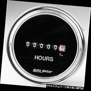 US^R[^[ I[g[^[2587`IȃNcA[[^[Q[WA2-1 / 16 Auto Meter 2587 Traditional Chrome Air-Core Hourmeter Gauge, 2-1/16