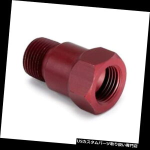 US�^�R���[�^�[ �I�[�g���[�^�[2272���x�Z���_�[�A�_�v�^�[�t�B�b�e�B���O�A�~���E�o���B 3/8 "NPT Auto Meter 2272 Temp Sender Adapter Fitting, Alum. 3/8" NPT
