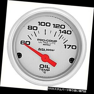 US^R[^[ I[g[^[4348-MEgCgV[YQ[W2 "i60 - 170j[g Auto Meter 4348-M Ultra-Lite Series Gauge 2" Oil Temperature (60 - 170°C) Metric