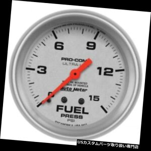 USタコメーター オートメーター4411 2-5 / 8 "ウルトラライトメカニカル燃圧計、0-15 PSI Auto Meter 4411 2-5/8" Ultra-Lite Mechanical Fuel Pressure Gauge, 0-15 PSI