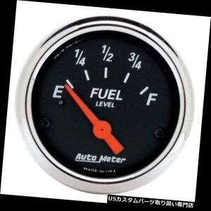 US^R[^[ I[g[^[1424fUCi[cRxQ[WA2-1 / 16C` Auto Meter 1424 Designer Black Air-Core Fuel Level Gauge, 2-1/16 Inch