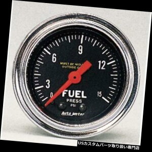 US^R[^[ I[g[^[2411`IȃN[@BR͌v Auto Meter 2411 Traditional Chrome Mechanical Fuel Pressure Gauge