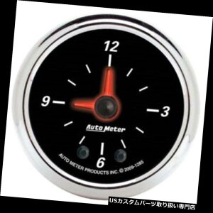 US^R[^[ [^[1285fUCi[ubNIIfW^Xebp[[^[NbNQ[W Auto Meter 1285 Designer Black II Digital Stepper Motor Clock Gauge