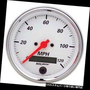 US^R[^[ I[g[^[1380kɔcXs[h[^[Q[W Auto Meter 1380 Arctic White Air-Core Speedometer Gauge