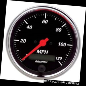 US^R[^[ [g1480̃fUCi[c̑xṽQ[WA3-3 / 8C` Auto Meter 1480 Designer Black Air-Core Speedometer Gauge, 3-3/8 Inch