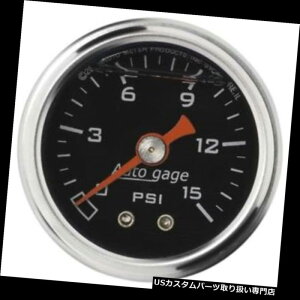 US^R[^[ I[g[^[2172I[gQ[W@B͌vA1-1 / 2C`A0?15 Auto Meter 2172 Auto Gage Mechanical Pressure Gauge, 1-1/2 Inch, 0-15