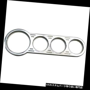 US^R[^[ N[4Q[WplAi1j3-1 / 8Ai3j2-1 / 16A[^[p Chrome 4-Gauge Panel, (1) 3-1/8 Hole, (3) 2-1/16, For Auto Meter