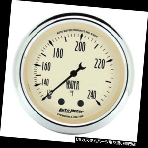 US^R[^[ [^[1832AeB[Nx[W@Bv Auto Meter 1832 Antique Beige Mechanical Water Temperature Gauge