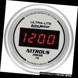 US^R[^[ I[g[^[6574EgCgfW^fW^f͌v Auto Meter 6574 Ultra-Lite Digital Digital Nitrous Pressure Gauge