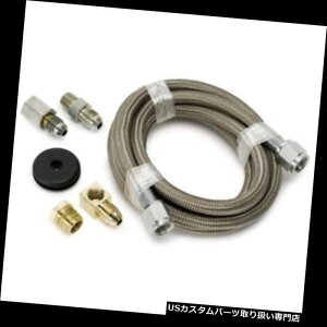 US^R[^[ ͌vpI[g[^[3228XeXCLbgA-4 ANA6 FT Auto Meter 3228 Stainless Line Kit for Pressure Gauges, -4 AN, 6 FT