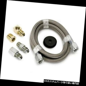 US^R[^[ ͌vpI[g[^[3229XeXCLbgA-4 ANA4 FT Auto Meter 3229 Stainless Line Kit for Pressure Gauges, -4 AN, 4 FT