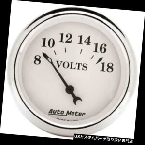 US^R[^[ I[g[^[1692NI[h^CzCgcdvQ[WA2-1 / 16C` Auto Meter 1692 Old-Tyme White Air-Core Voltmeter Gauge, 2-1/16 Inch