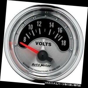 US�^�R���[�^�[ �I�[�g���[�^�[1294�A�����J�̋ؓ���c�d���v Auto Meter 1294 American Muscle Air-Core Voltmeter Gauge