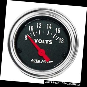 US^R[^[ I[g[^[2592`IȃNcdv Auto Meter 2592 Traditional Chrome Air-Core Voltmeter Gauge