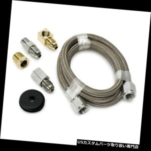 US^R[^[ ͌vpI[g[^[3227XeXCLbgA-4 ANA3 FT Auto Meter 3227 Stainless Line Kit for Pressure Gauges, -4 AN, 3 FT