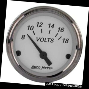 US^R[^[ I[g[^[1992NAJ̃v`icdv Auto Meter 1992 American Platinum Air-Core Voltmeter Gauge