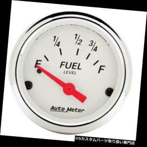 US^R[^[ I[g[^[1316kɃzCgcRxQ[W Auto Meter 1316 Arctic White Air-Core Fuel Level Gauge