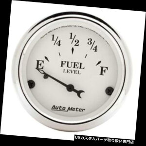 US^R[^[ I[g[^[1605I[h^CzCgcRxQ[WA2-1 / 16C` Auto Meter 1605 Old-Tyme White Air-Core Fuel Level Gauge, 2-1/16 Inch