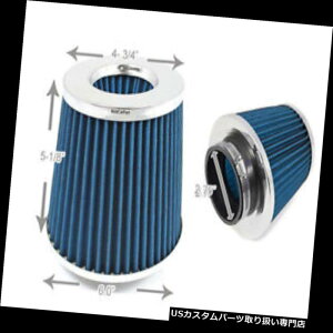 US�G�A�C���e�[�N �C���i�[�_�N�g 2.75�C���`70 mm�R�[���h�G�A�C���e�[�N�R�[���t�B���^�[2.75 �j���[�u���[�W�[�v 2.75 Inches 70 mm Cold Air Intake Cone Filter 2.75 New BLUE Jeep �y���s�A���i�z