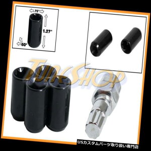 USibg 4`[i[zC[bNOibg8|CgL[12X1.5 12 1.5 ACORN OPEN END BLACK T 4 TUNER WHEEL LOCK LUG NUTS 8 POINT KEY 12X1.5 12 1.5 ACORN OPEN END BLACK T