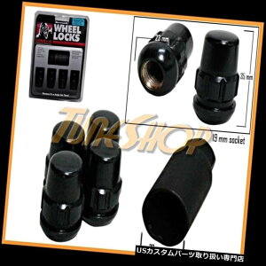 US�i�b�g 4���b�N�S����XL�z���_�A�L�����{�[��RADIUS�݌�OEM�z�C�[�����O�i�b�g12 X 1.5�u���b�N 4 LOCK GORILLA XL HONDA ACURA BALL RADIUS STOCK OEM WHEEL LUG NUT 12X1.5 BLACK �y���s�A���i�z
