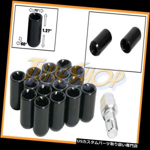 USibg 16`[i[zC[bNibc8|CgL[12X1.5 12 1.5 ACORN OPEN END BLACK L 16 TUNER WHEEL LOCK LUG NUTS 8 POINT KEY 12X1.5 12 1.5 ACORN OPEN END BLACK L