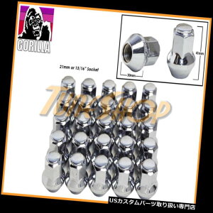 USibg 25S^V[gOEM OEXgbNzC[Oibg14X1.5 M14 ACORNN[ 25 GORILLA LARGE SEAT OEM OE STOCK WHEELS LUG NUTS 14X1.5 M14 ACORN RIMS CHROME