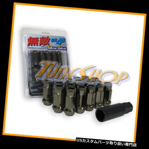 USibg MUTEKI SR48zC[Oibg12X1.25 1.25 ACORNgI[vGh20 TI-C S MUTEKI SR48 WHEELS LUG NUTS 12X1.25 1.25 ACORN RIM EXTENDED OPEN END 20 TI-C S