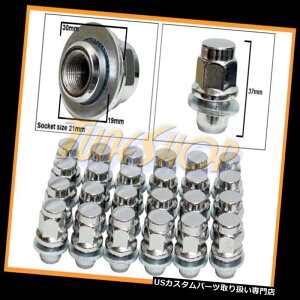 USibg 24g^OEM OEXgbNt@Ng[zC[}OOibg12X1.5 1.5 21 HEXN[ 24 TOYOTA OEM OE STOCK FACTORY WHEELS RIMS MAG LUG NUTS 12X1.5 1.5 21 HEX CHROME