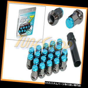 US�i�b�g PROJECT MU PMU SUPER 7���b�N���b�O�i�b�g12X1.5 1.5�e�B�[���h���O���z�C�[�������N���[�YU PROJECT MU PMU SUPER 7 LOCK LUG NUTS 12X1.5 1.5 TEAL ACORN WHEELS RIMS CLOSE U �y���s�A���i�z