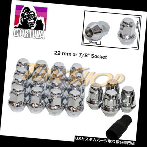 USibg 16 + 4bNS^V[gt@Ng[XgbNzC[Oibg9/16 ACORNN 16+4 LOCK GORILLA LARGE SEAT FACTORY STOCK WHEELS LUG NUTS 9/16 ACORN RIM CHROME