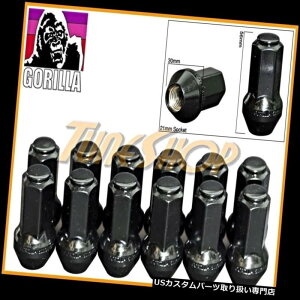 USibg 12SF150 14 x 2 OEM݌ɍHzC[XL^V[gOibgubN 12 GORILLA F150 14x2 OEM STOCK FACTORY WHEELS RIM XL LARGE SEATS LUG NUTS BLACK