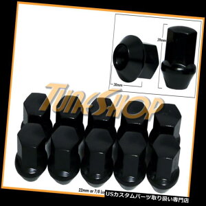 USibg 10傫ȃV[gt@Ng[X^CXgbNzC[Oibg14 x 1.5 M14 ACORNubN 10 LARGE SEAT FACTORY STYLE STOCK WHEELS LUG NUTS 14 X 1.5 M14 ACORN RIMS BLACK