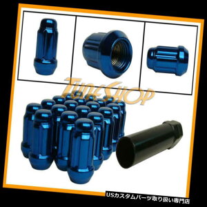 USibg MUTEKI CLOSE ENDXvC`[i[bNOibc12X1.25 1.25 ACORNzC[u[S MUTEKI CLOSE END SPLINE TUNER LOCK LUG NUTS 12X1.25 1.25 ACORN WHEEL RIM BLUE S