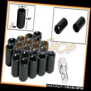 USibg 20`[i[zC[bNOibg8|CgL[12X1.5 12 1.5 ACORN OPEN END BLACK M 20 TUNER WHEEL LOCK LUG NUTS 8 POINT KEY 12X1.5 12 1.5 ACORN OPEN END BLACK M