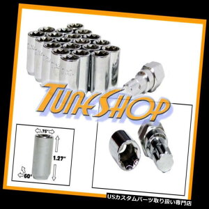 USibg 20`[i[zC[bNibc8|CgL[12X1.5 12 1.5 ACORN OPEN END CHROME L 20 TUNER WHEEL LOCK LUG NUTS 8 POINT KEY 12X1.5 12 1.5 ACORN OPEN END CHROME L