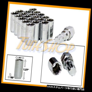 US�i�b�g 20�`���[�i�[�z�C�[�����b�N�i�b�c8�|�C���g�L�[12X1.25 12 1.25 ACORN OPEN END CHROME N 20 TUNER WHEEL LOCK LUG NUTS 8 POINT KEY 12X1.25 12 1.25 ACORN OPEN END CHROME N