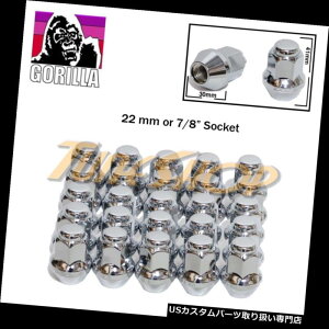 USibg 25SEX^V[gt@Ng[XgbNzC[Oibg9/16 "ACORN RIMS CHROME 25 GORILLA EX LARGE SEAT FACTORY STOCK WHEELS LUG NUTS 9/16" ACORN RIMS CHROME