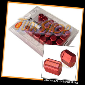 USibg [N[VORS^CvbA~bNOibg12X1.5 M12 1.5bh20 PCS H WORK RACING RS TYPE FORGED ALUMINUM LOCK LUG NUTS 12X1.5 M12 1.5 RED 20 PCS H